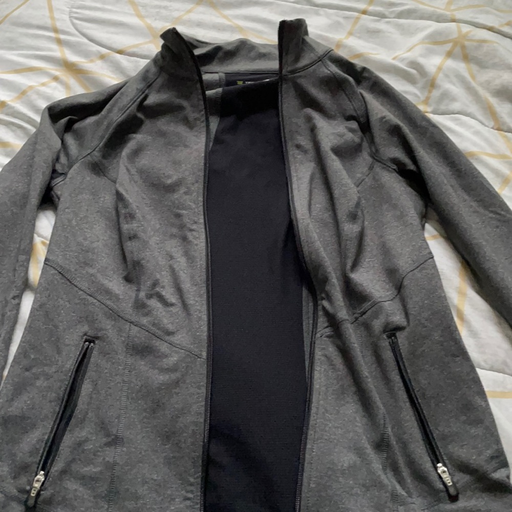 Tek Gear grey athletic jacket.